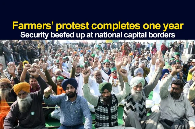 FARMERS-PROTEST-COMPLETES-ONE-YEAR