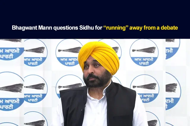 BHAGWANT MANN QUESTIONS NAVJOT SIDHU