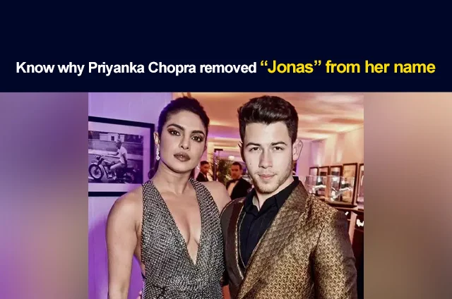 PRIYANKA CHOPRA REMOVES JONAS