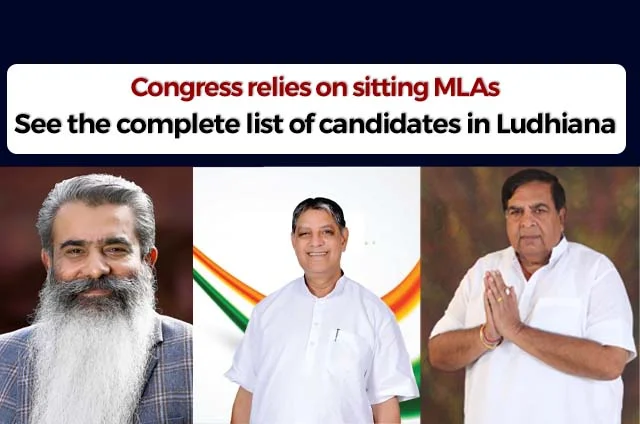 CONGRESS MLA CANDIDATES