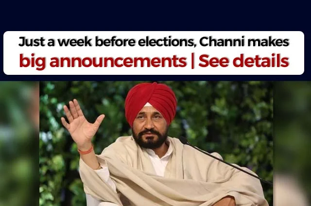 CHANNI MAKES BIG ANNOUNCEMENT