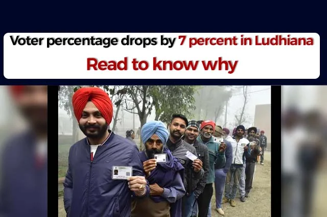 LUDHIANA VOTERS PERCENTAGE