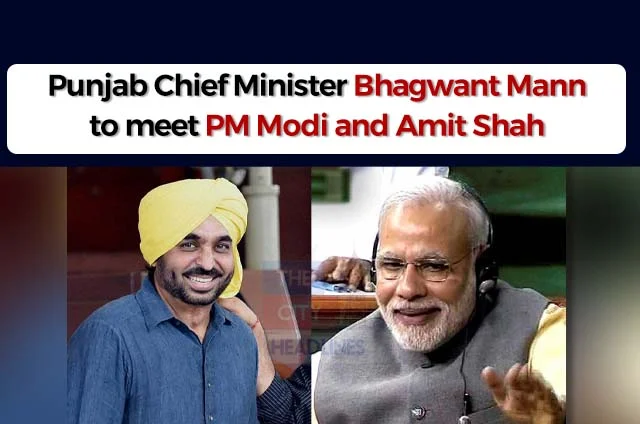 BHAGWANT MANN WITH MODI