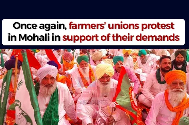 FARMERS PROTEST ONCE AGAIN