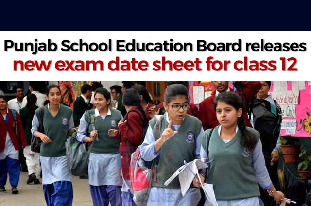 PSEB CLASS 12 DATE SHEET