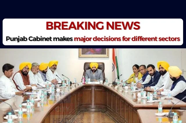 PUNJAB CABINET MAKES SEVERAL DECISIONS